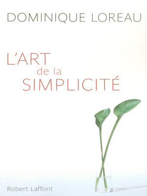 cover image of L'Art de la simplicité